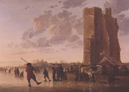 View of the Maas in Winter from Aelbert Cuyp