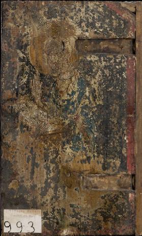 Virgin of the Annunciation (fragment, utterly destroyed)