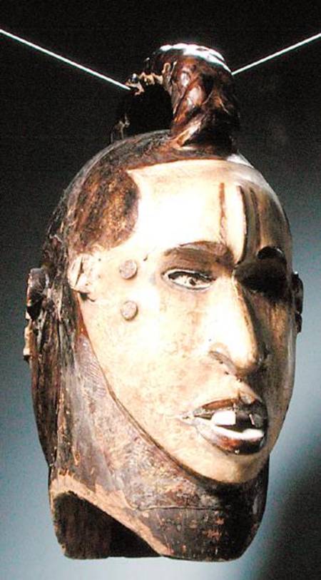 Double-Faced Helmet Mask, Ejagham Culture, from Nigeria or Cameroon from African