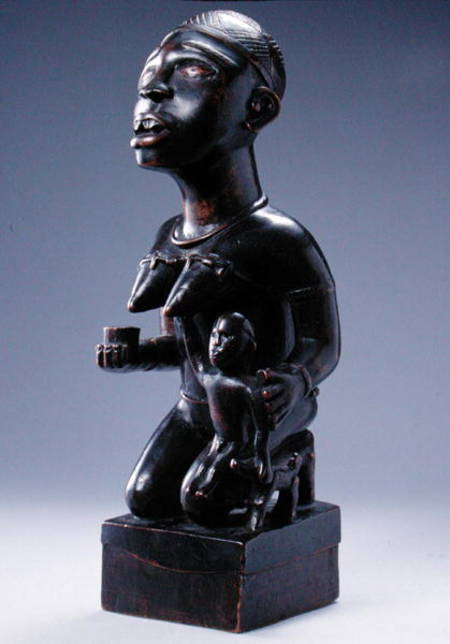 Kongo Maternity Figure, from Cabinda Region, Democratic Republic of Congo or Angola from African