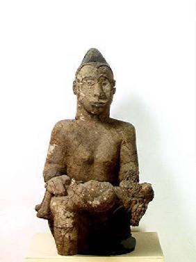 Ibo statue of a Woman with a Child