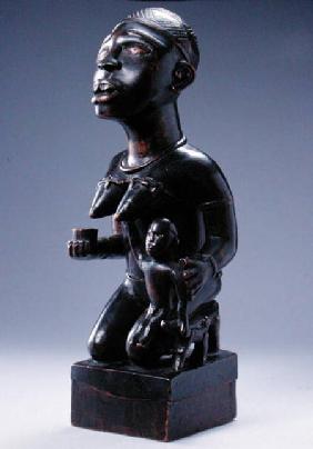 Kongo Maternity Figure, from Cabinda Region, Democratic Republic of Congo or Angola