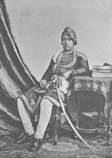 Maharaja Jashwant Singh of Bharatpur from (after) English photographer