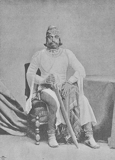 Maharaja Jaswant Singhji II of Jodhpur from (after) English photographer