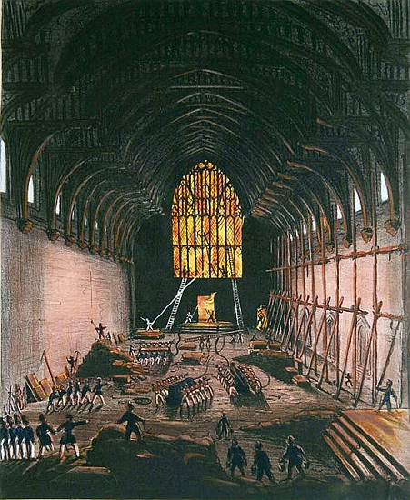 The Interior of Westminster Hall from (after) English School