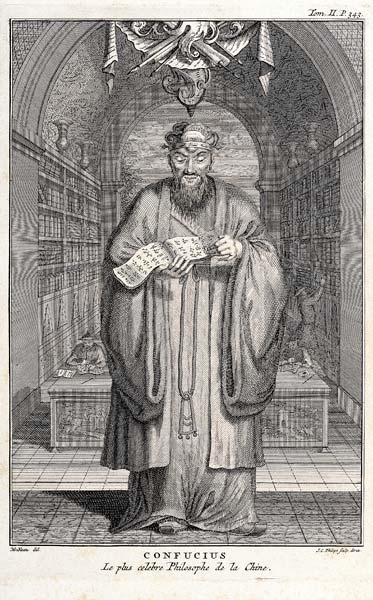 Kong-Fu-Tse, or Confucius, the Most Celebrated Philosopher of China; engraved by Henry Fletcher (fl. from (after) Honbleau