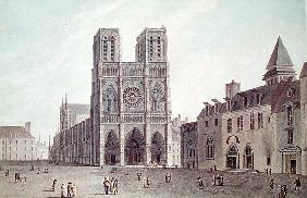 The Square in Front of Notre-Dame at the Time of the Consulat, 1799-1804