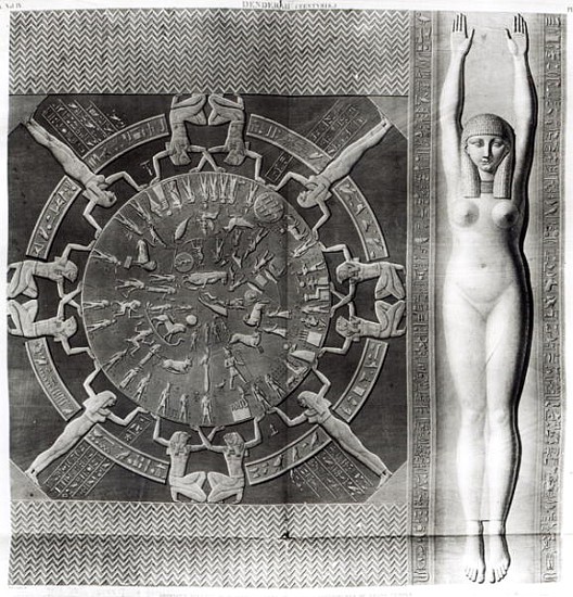 Dendera Zodiac; engraved in 1802 from (after) Dominique Vivant Denon