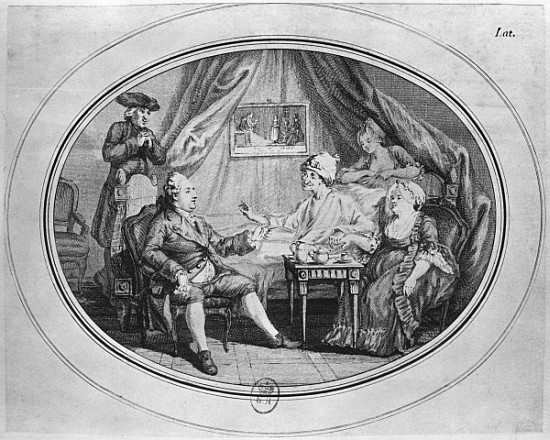 The Luncheon at Ferney, 4th July 1775 from (after) Dominique Vivant Denon