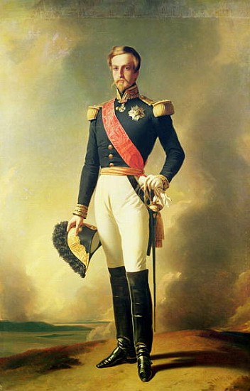 Portrait of Henri-Eugene-Philippe-Louis d''Orleans (1822-97) Duke of Aumale from (after) Franz Xavier Winterhalter