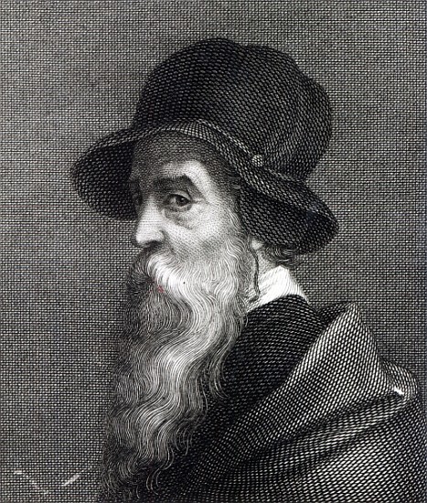 Benvenuto Cellini; engraved by Franz Erich Moritz Steinla from (after) Giorgio Vasari