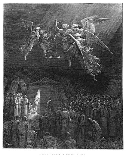 Night of 25th August 1270, Death of St. Louis (1214-70), illustration from ''Histoire des Croisades' from (after) Gustave Dore