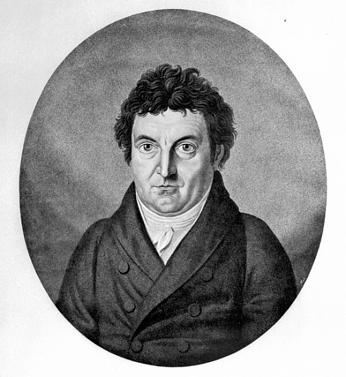 Johann Gottlieb Fichte; engraved by Johann Friedrich Jugel after a painting of 1808 from (after) Heinrich Anton Dahling