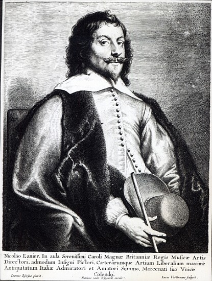 Nicholas Lanier; engraved by Lucas Vostermans from (after) Jan the Elder Lievens