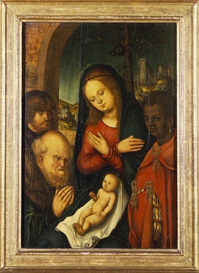 The Adoration of the Kings from Lucas Cranach the Elder (after)