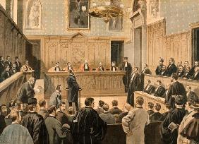 The Panama Trial, from ''Le Petit Journal''; engraved by Fortune Louis Meaulle (1844-1901) 2nd Janua