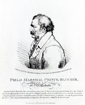 Field Marshal Prince Blucher of Wahlstadt; engraved by J. Vendramini