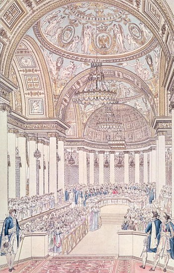 Imperial Banquet in the Grand Salon of the Tuileries Palace on the Occasion of the Marriage of Napol from (after) Pierre Francois Leonard Fontaine