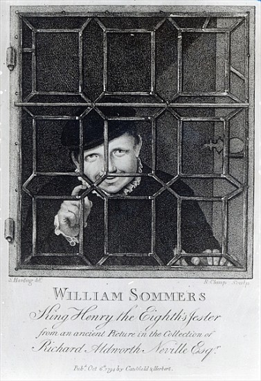 William Sommers; engraved by R. Clamp from (after) S. Harding