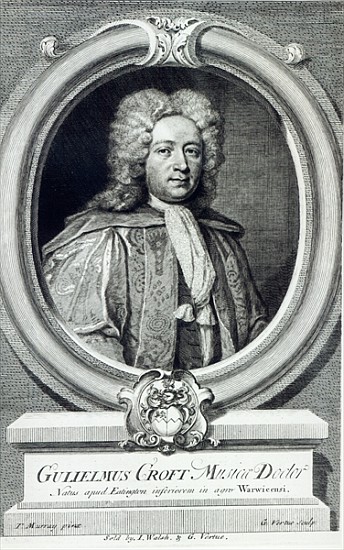 William Croft; engraved by George Vertue from (after) Thomas Murray