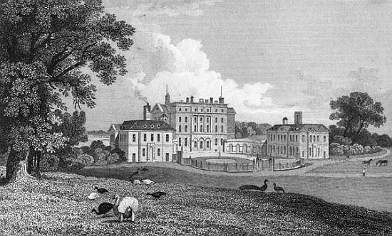 View of Chevening Place; engraved by S. Lacy from (after) Thomas Mann Baynes