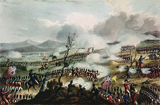Battle of Nivelle, 10th November; engraved by Thomas Sutherland from (after) William Heath