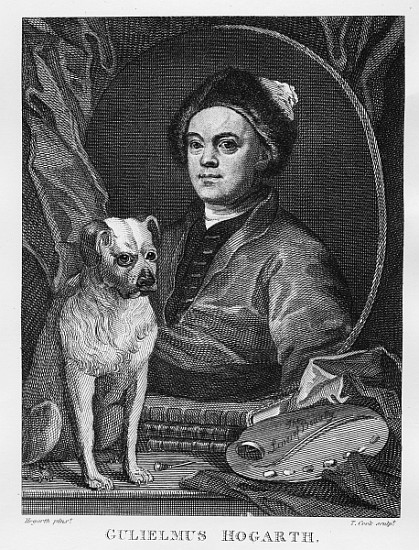Self Portrait; engraved by T. Cook from (after) William Hogarth