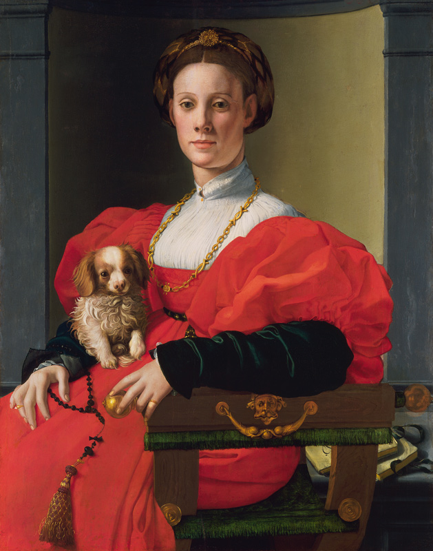 Portrait of a distinguished lady from Agnolo Bronzino