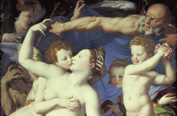 A.Bronzino, Allegory with Venus, section from Agnolo Bronzino