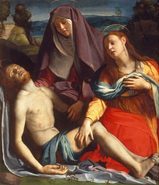 Dead Christ & Mary / Bronzino / c.1530 from Agnolo Bronzino