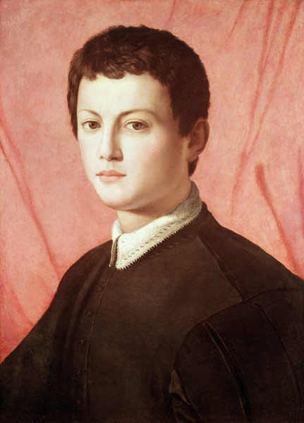 Portrait of a young man (panel) from Agnolo Bronzino