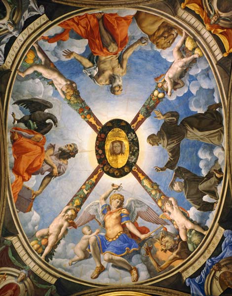 A.Bronzino, Trinity with Saints from Agnolo Bronzino