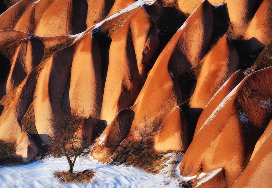 Winter Sun at Cappadocia from Ahmet Cetintas