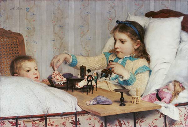 The small recovering one from Albert Anker