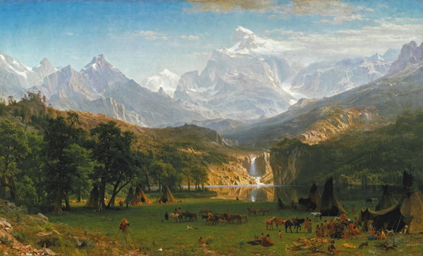 The Rocky Mountains, Lander's Peak from Albert Bierstadt