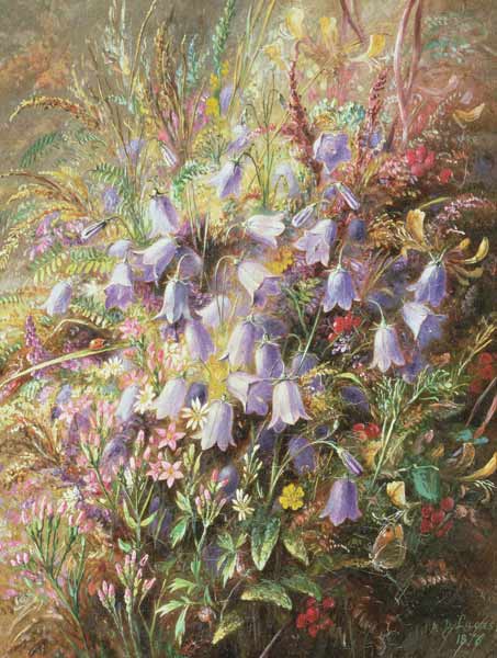 Harebells & other Woodland Flowers & Grasses from Albert Durer Lucas