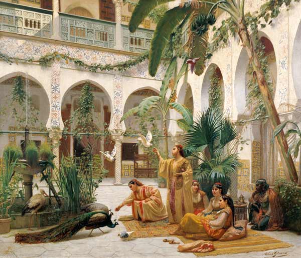 The Court of the Harem from Albert Girard