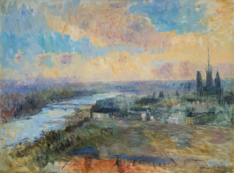 The Seine at Rouen from Albert Lebourg