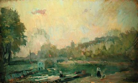 Along the Seine from Albert Lebourg