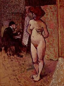 Matisse when painting in the studio from Albert Marquet