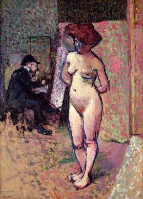 Matisse Painting in the Studio of Manguin