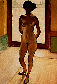 Female act in the counter-light. from Albert Marquet