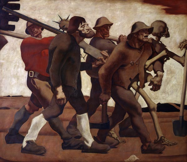 The Dance of the Dead (fifth version) from Albin Egger-Lienz