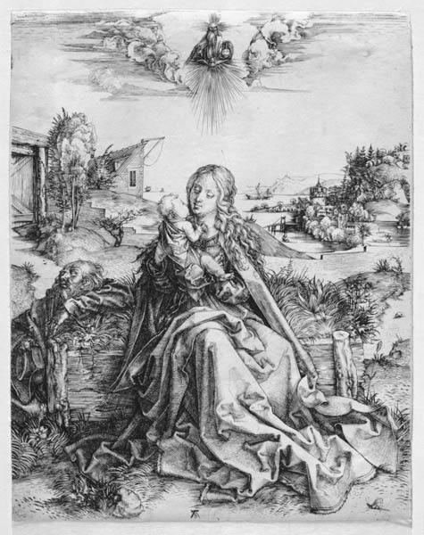 Die heilige Familie mit der Libelle from Albrecht Dürer