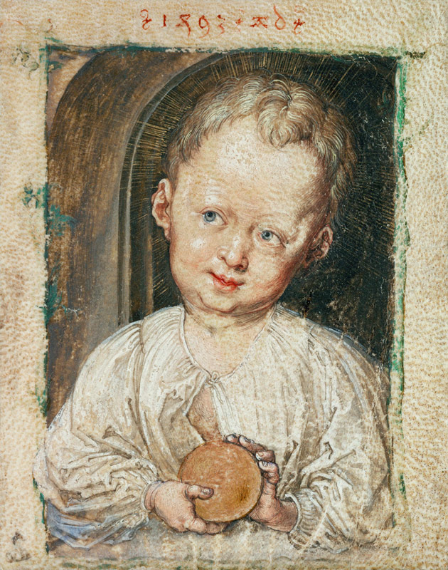 Christ-Child with Orb from Albrecht Dürer
