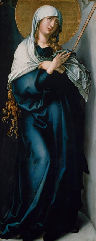 Mary as Mater Dolorosa - Albrecht Dürer as art print or hand painted oil.