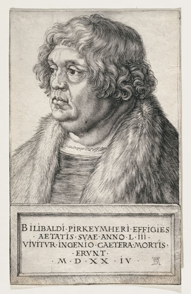 Willibald Pirckheimer from Albrecht Dürer