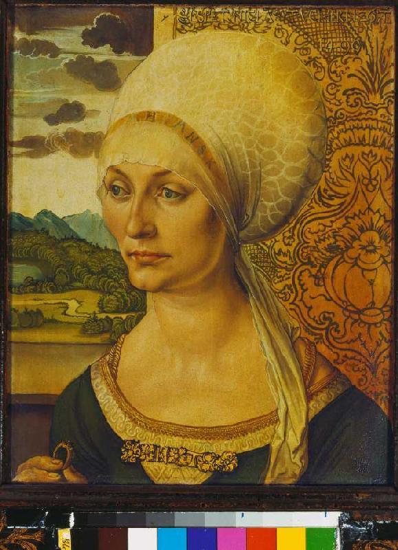 Portrait the Elisabeth Tucher from Albrecht Dürer