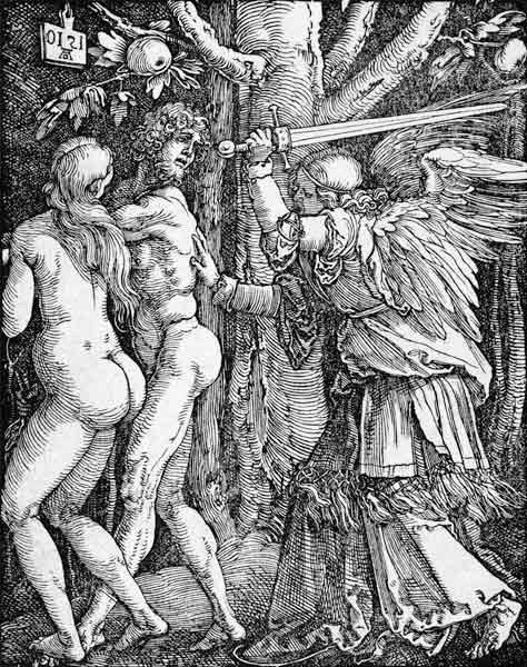 Die Vertreibung aus dem Paradies from Albrecht Dürer