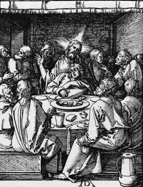 Dürer, Last Supper / fr.: Small Passion from Albrecht Dürer